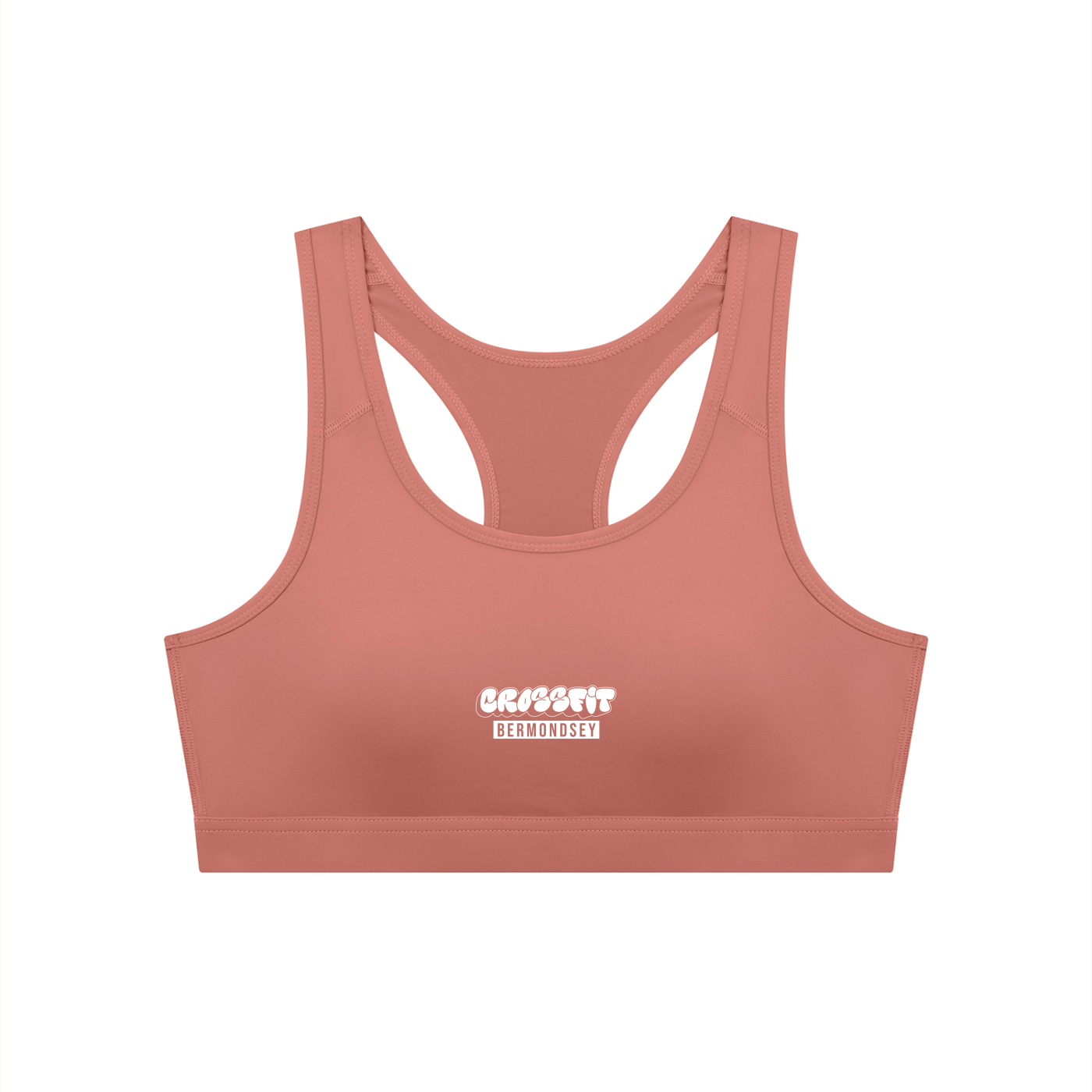 Graffiti Logo Women's Cropped Sports Bra - Bermondsey