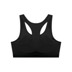 Graffiti Logo Women's Cropped Sports Bra - Central London
