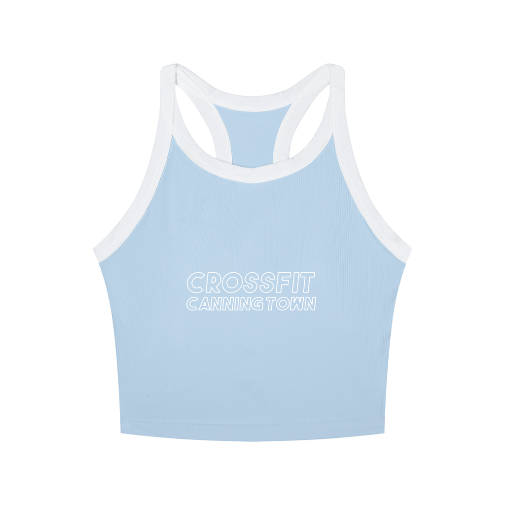 Outline Logo Women’s Colour Block Yoga Tank Top - Canning Town