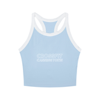 Outline Logo Women’s Colour Block Yoga Tank Top - Canning Town