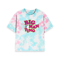 Pastel Tie Dye Printed T-shirt Front