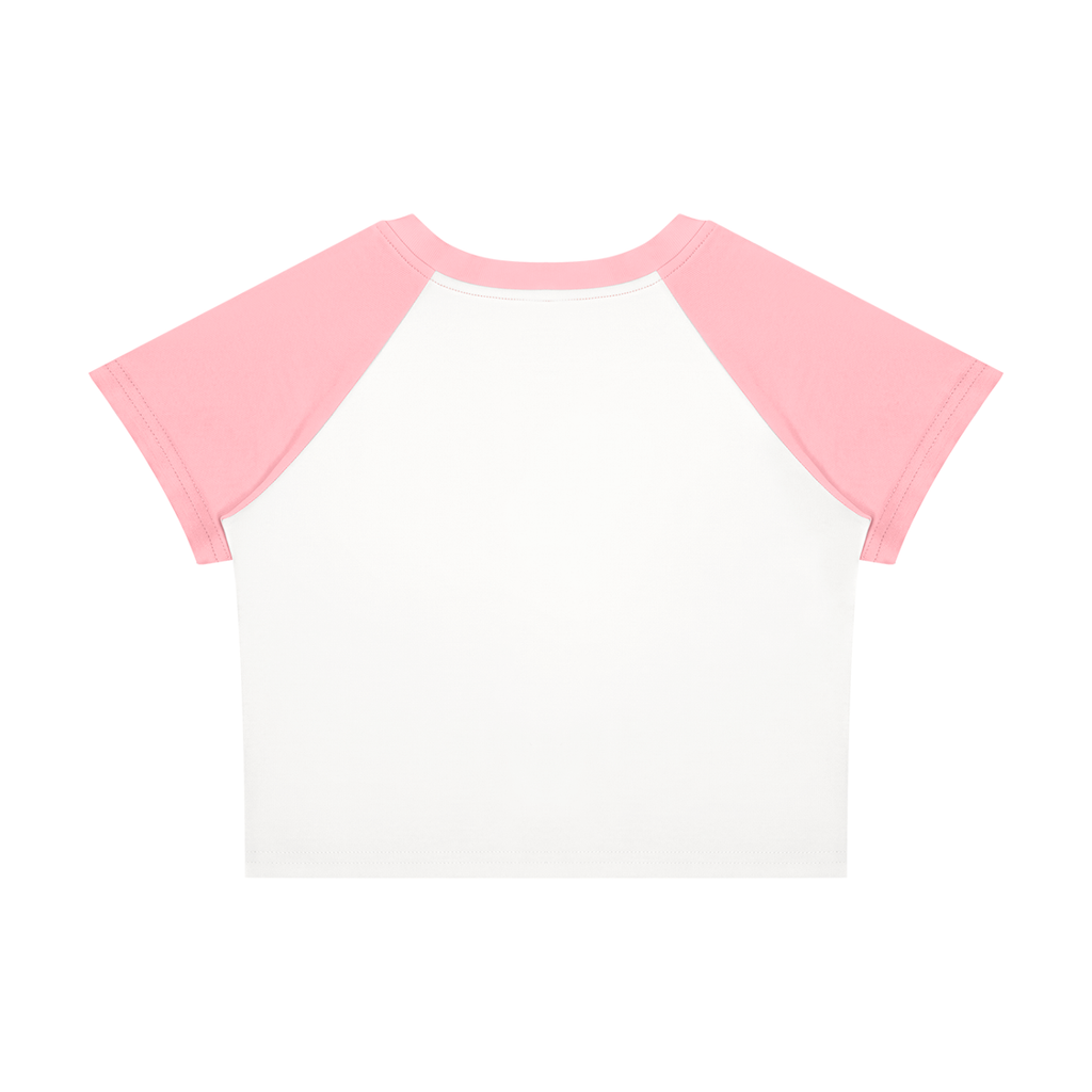 Strong Girl Lifting Club Women’s Raglan Sleeve Block Colour T-Shirt - Canning Town
