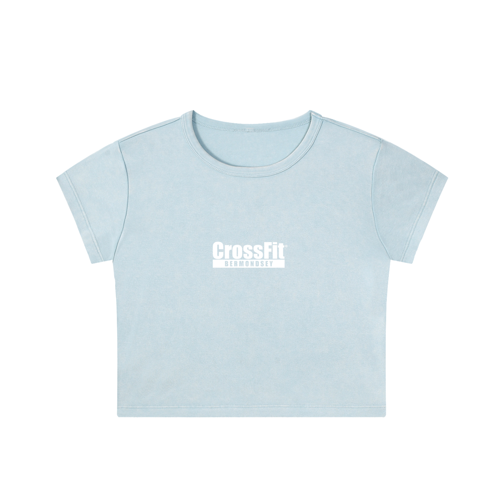 Women's Snow Washed Crop Top - Bermondsey