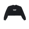 Graffiti Snow Washed Cropped Sweatshirt - Canning Town