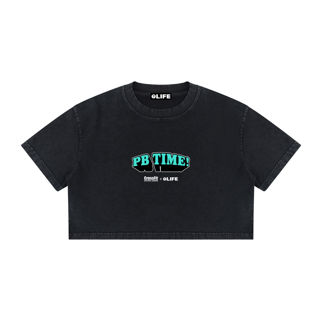 PB Time Women's Crop T-Shirt - Central London