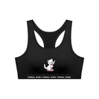 Feral Limited Edition Women's Cropped Sports Bra - Bermondsey