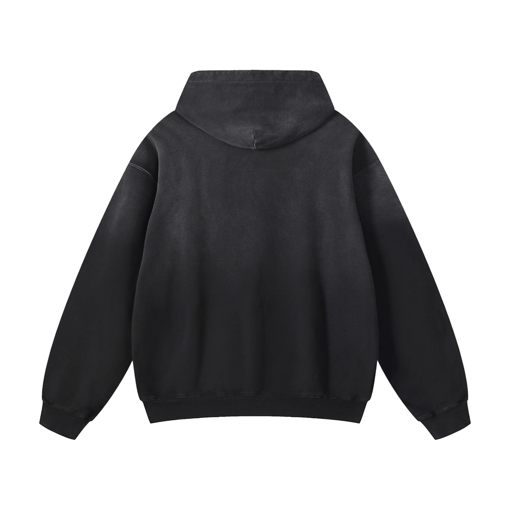 Graffiti Logo Heavyweight Sunfade Oversized Hoodie - Bermondsey