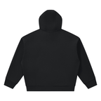 Black On Black Unisex Heavyweight Boxy Hoodie - Central London