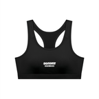 Graffiti Logo Women's Cropped Sports Bra - Central London