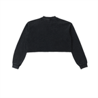 Graffiti Snow Washed Cropped Sweatshirt - Bermondsey