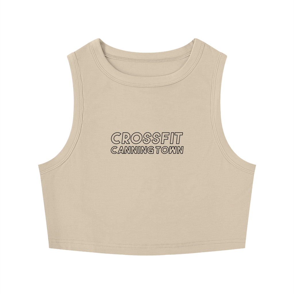 Women's Tight Crewneck Crop Tank Top - Canning Town