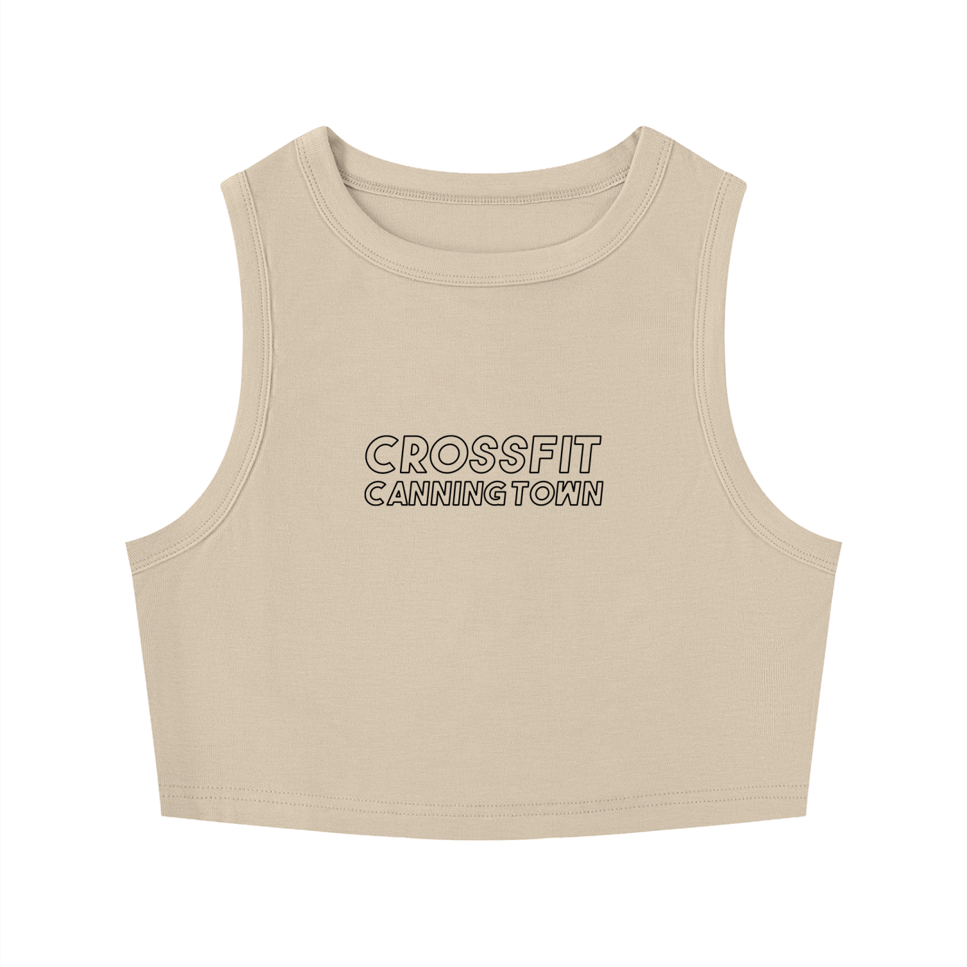 Women's Tight Crewneck Crop Tank Top - Canning Town