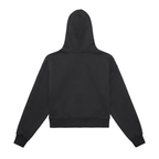 Fleeced Zip-Up Cropped Hoodie - Bermondsey