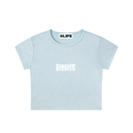 Women's Snow Washed Crop Top - Central London