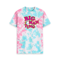 Pastel Tie Dye Printed Premium T-Shirt Front