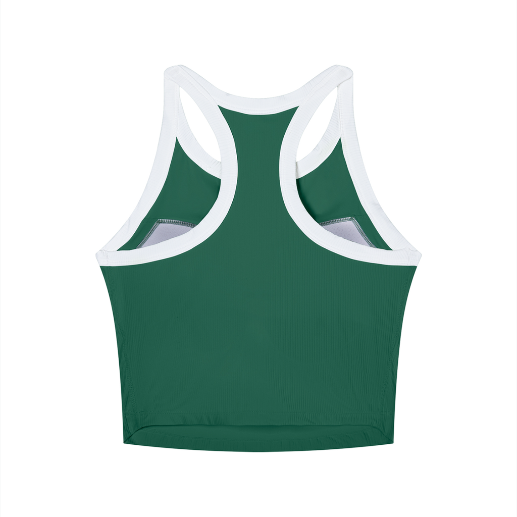 Outline Logo Women’s Colour Block Yoga Tank Top - Canning Town