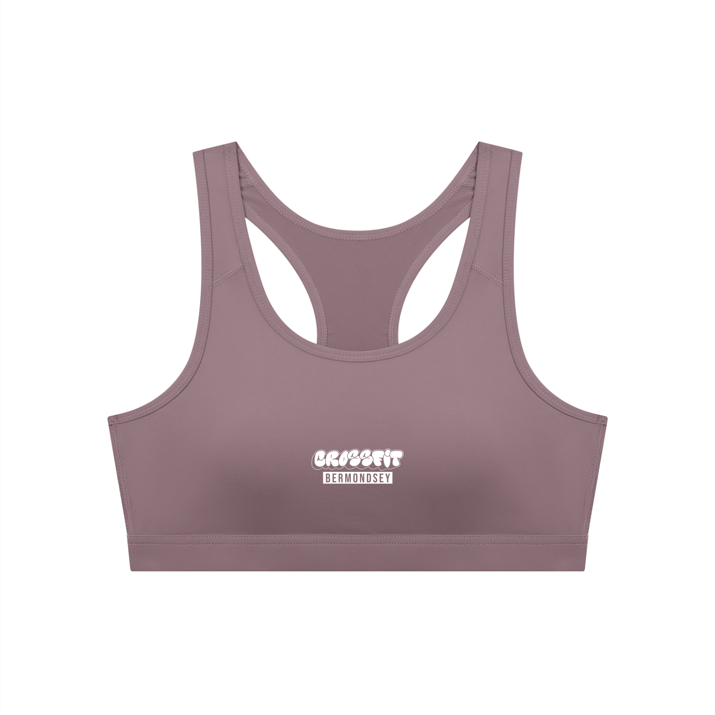 Graffiti Logo Women's Cropped Sports Bra - Bermondsey