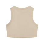 Women's Tight Crewneck Crop Tank Top - Central London