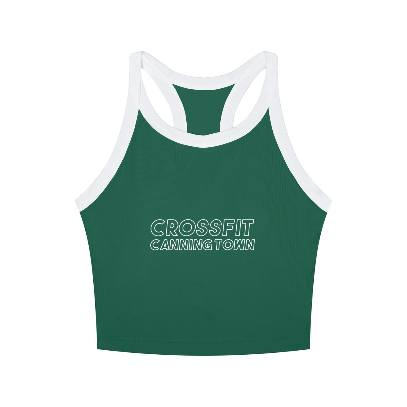 Outline Logo Women’s Colour Block Yoga Tank Top - Canning Town