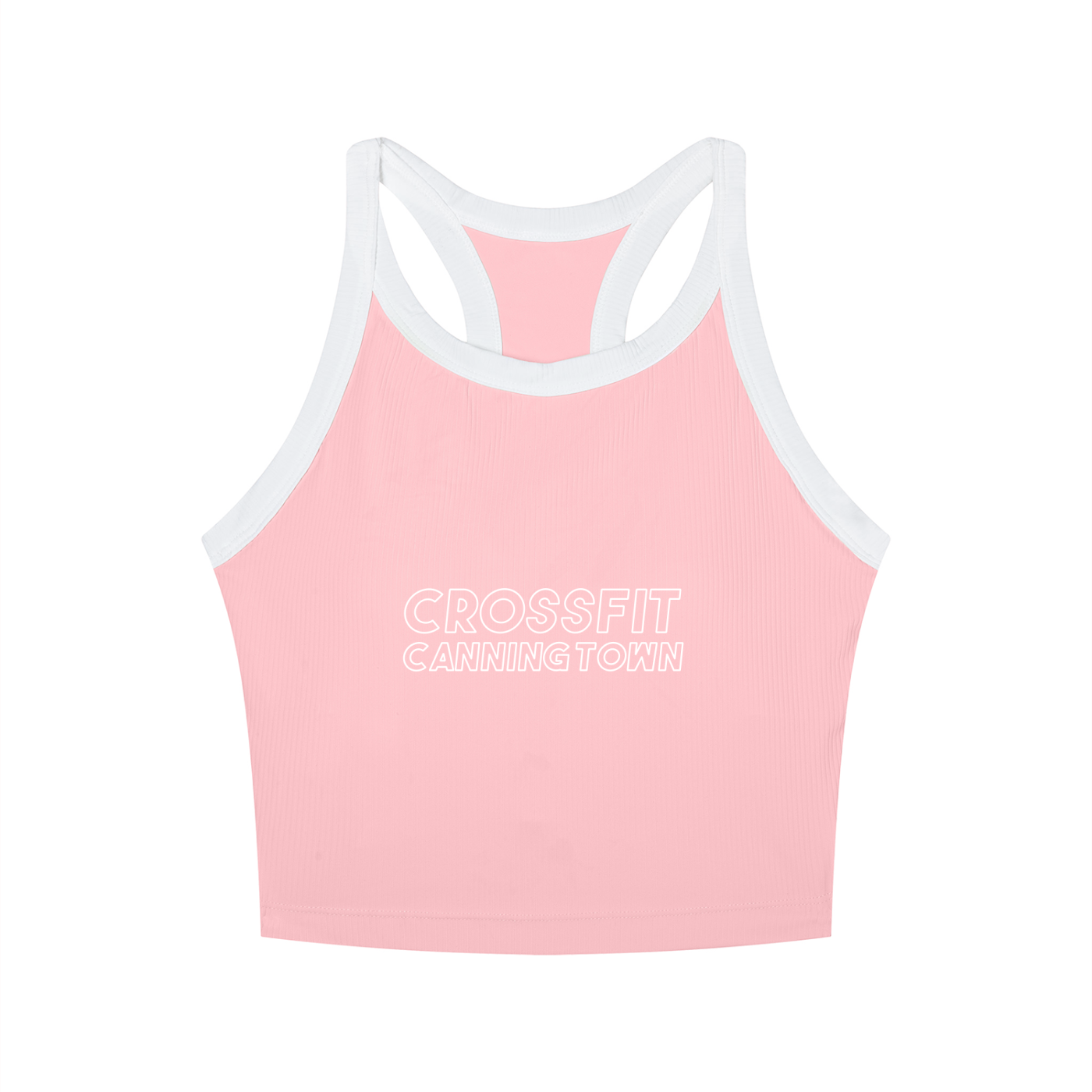 Outline Logo Women’s Colour Block Yoga Tank Top - Canning Town