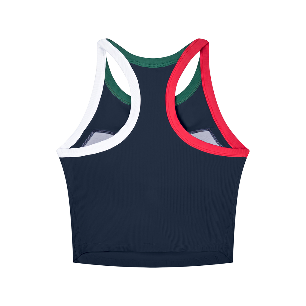Outline Logo Women’s Colour Block Yoga Tank Top - Canning Town