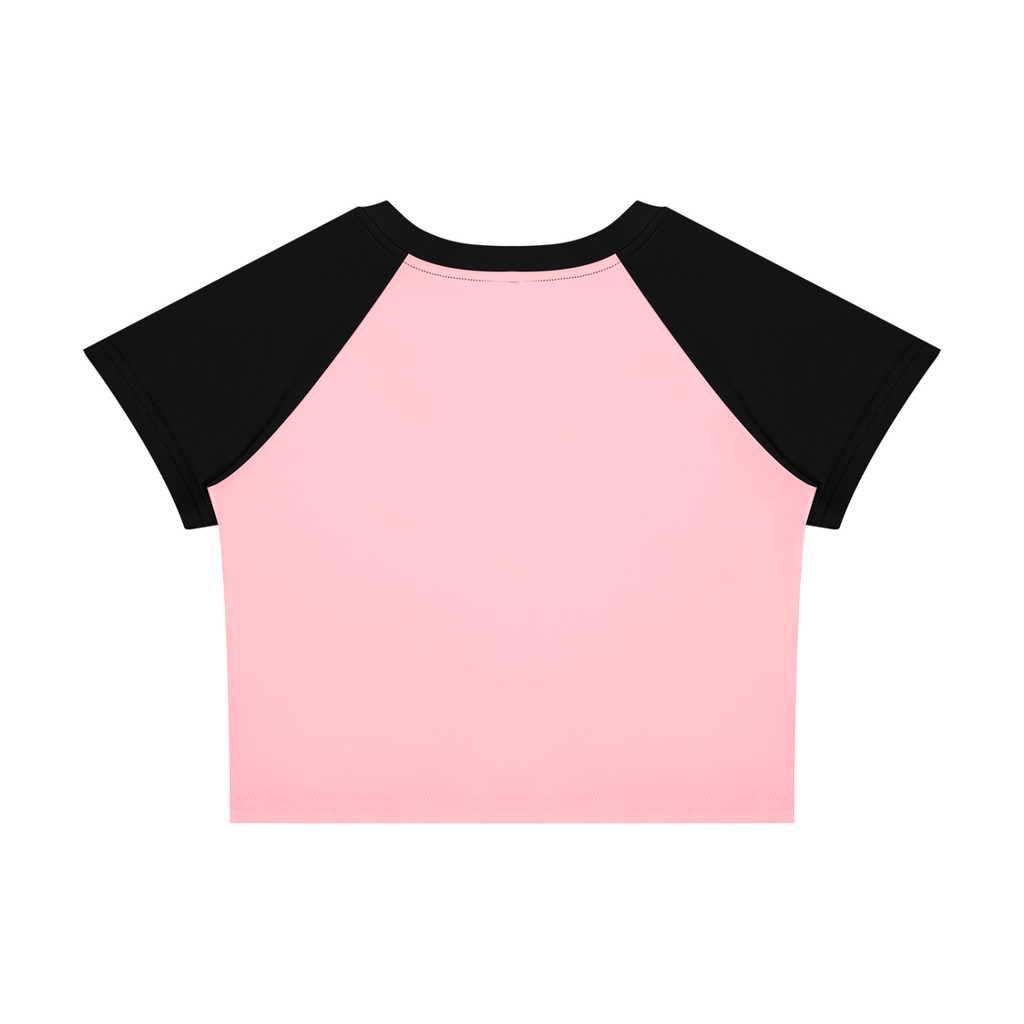 Strong Girl Lifting Club Women’s Raglan Sleeve Block Colour T-Shirt - Canning Town