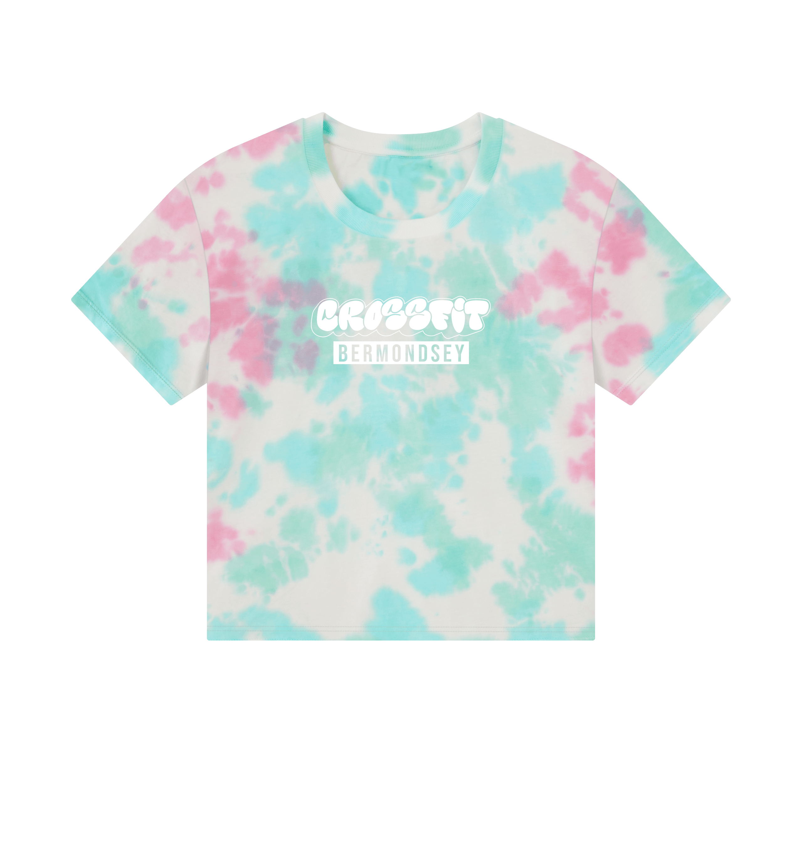 Pastel Tie Dye Printed T-shirt Front