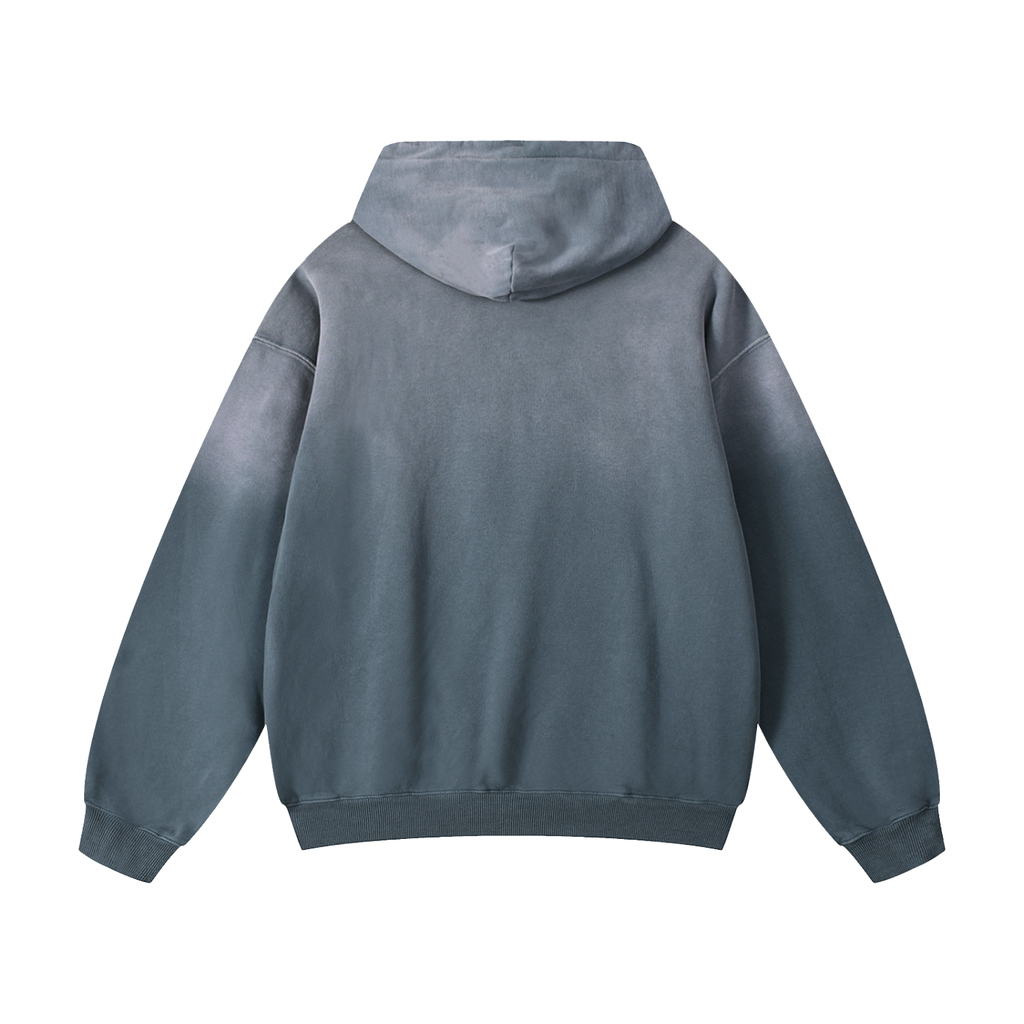 Graffiti Logo Heavyweight Sunfade Oversized Hoodie - Central London