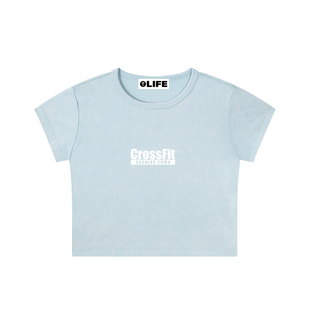 Women's Snow Washed Crop Top - Canning Town