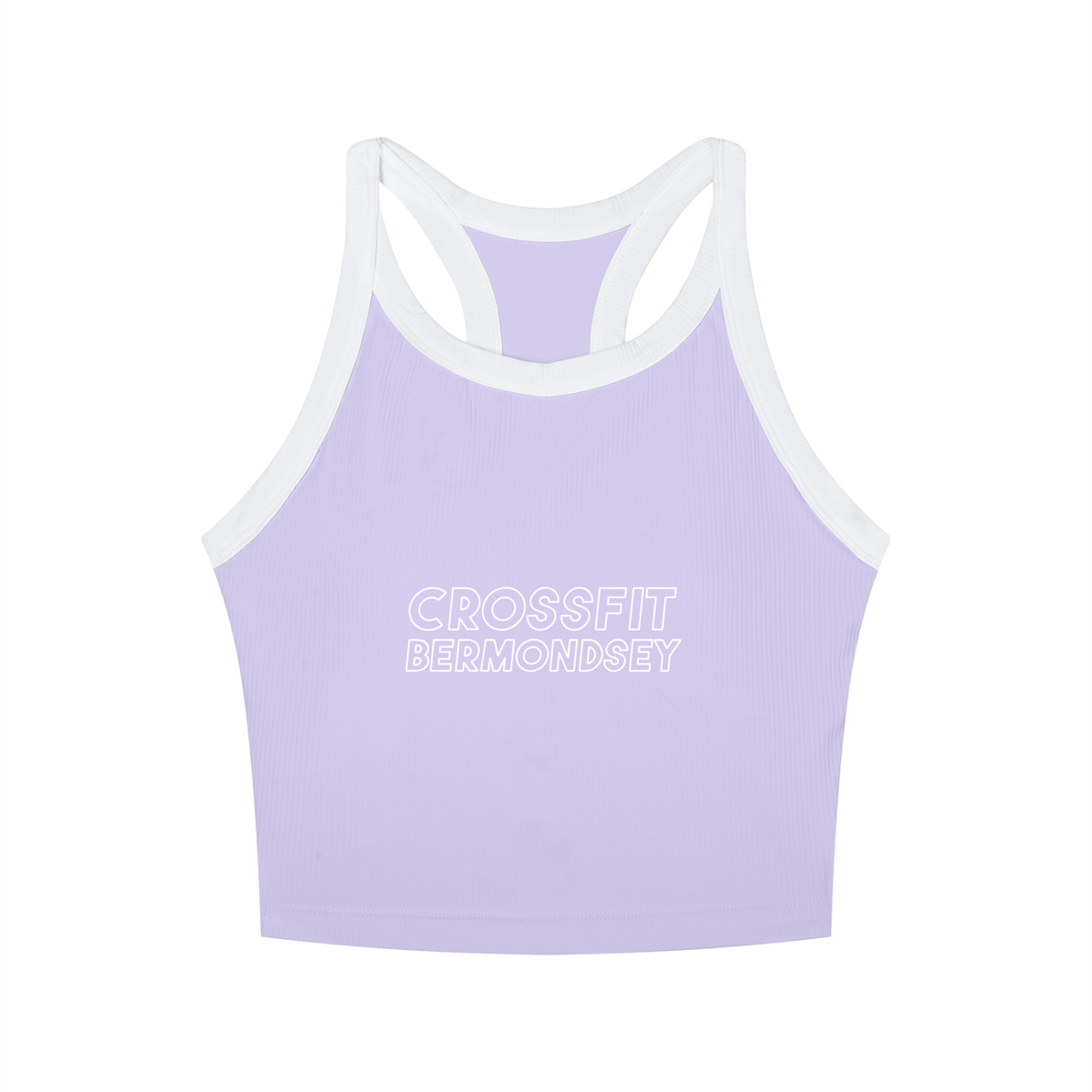Outline Logo Women’s Colour Block Yoga Tank Top - Bermondsey