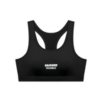 Graffiti Logo Women's Cropped Sports Bra - Canning Town