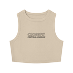 Women's Tight Crewneck Crop Tank Top - Central London