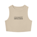 Women's Tight Crewneck Crop Tank Top - Central London