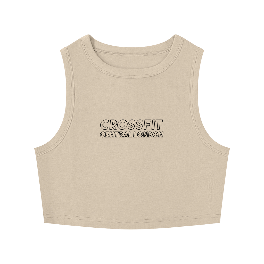 Women's Tight Crewneck Crop Tank Top - Central London