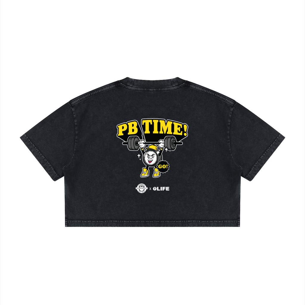 PB Time Women's Crop T-Shirt - Bermondsey