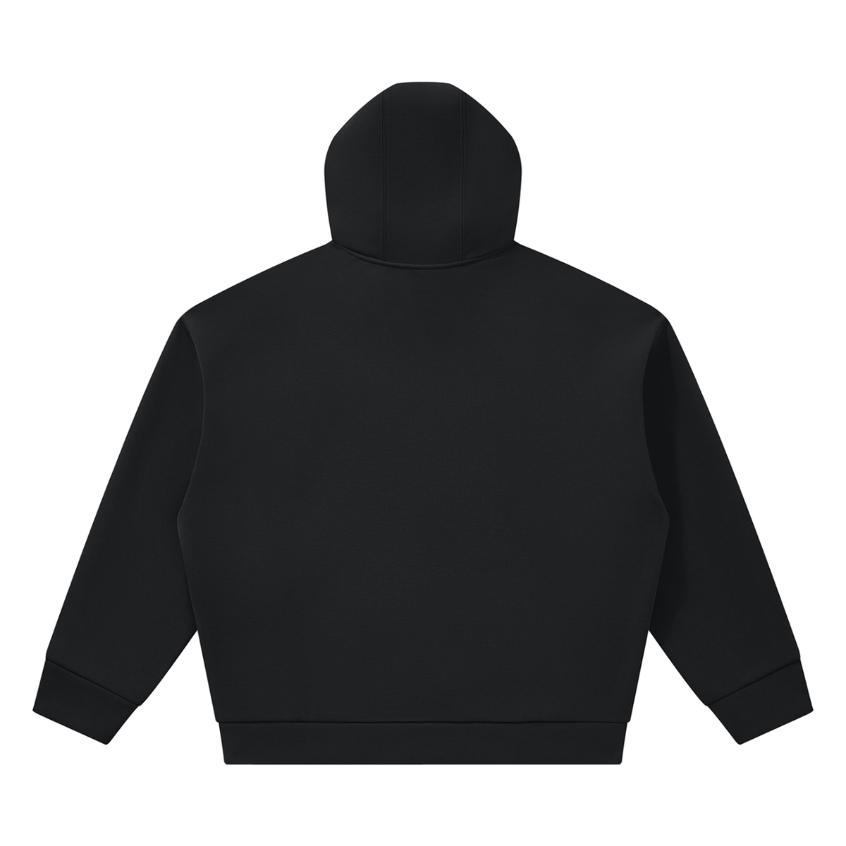 Black On Black Unisex Heavyweight Boxy Hoodie - Bermondsey