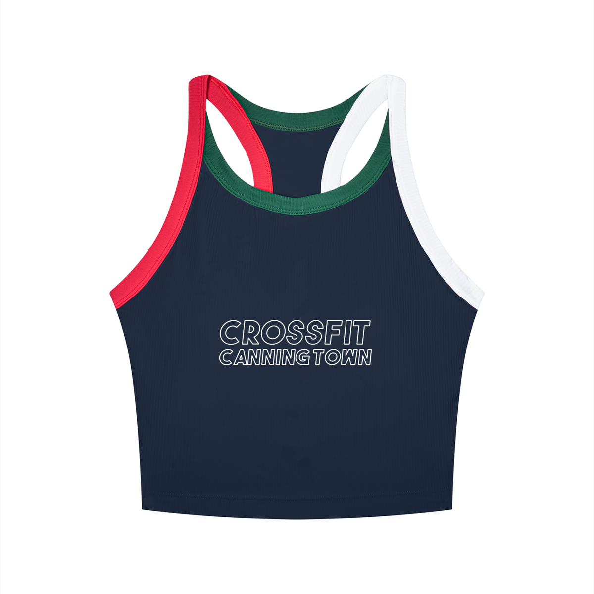 Outline Logo Women’s Colour Block Yoga Tank Top - Canning Town