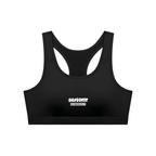 Graffiti Logo Women's Cropped Sports Bra - Bermondsey