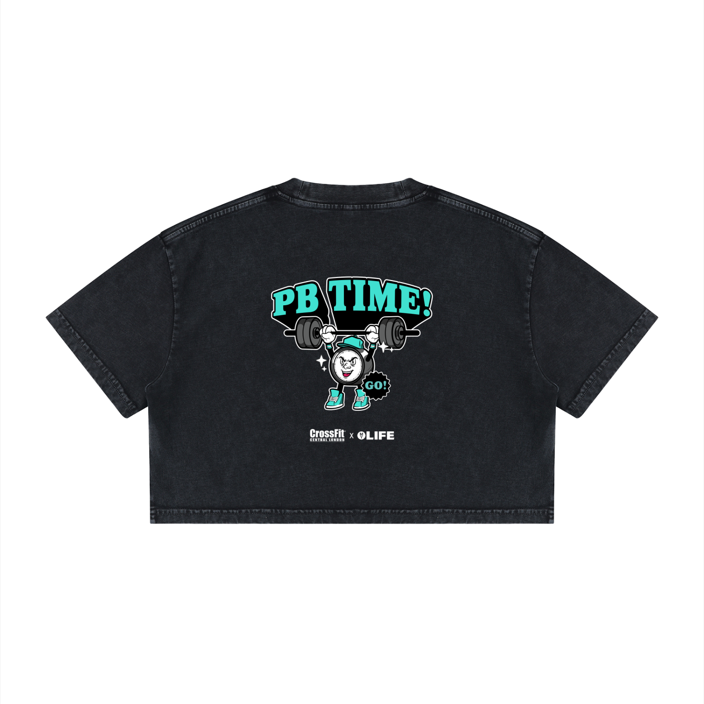 PB Time Women's Crop T-Shirt - Central London