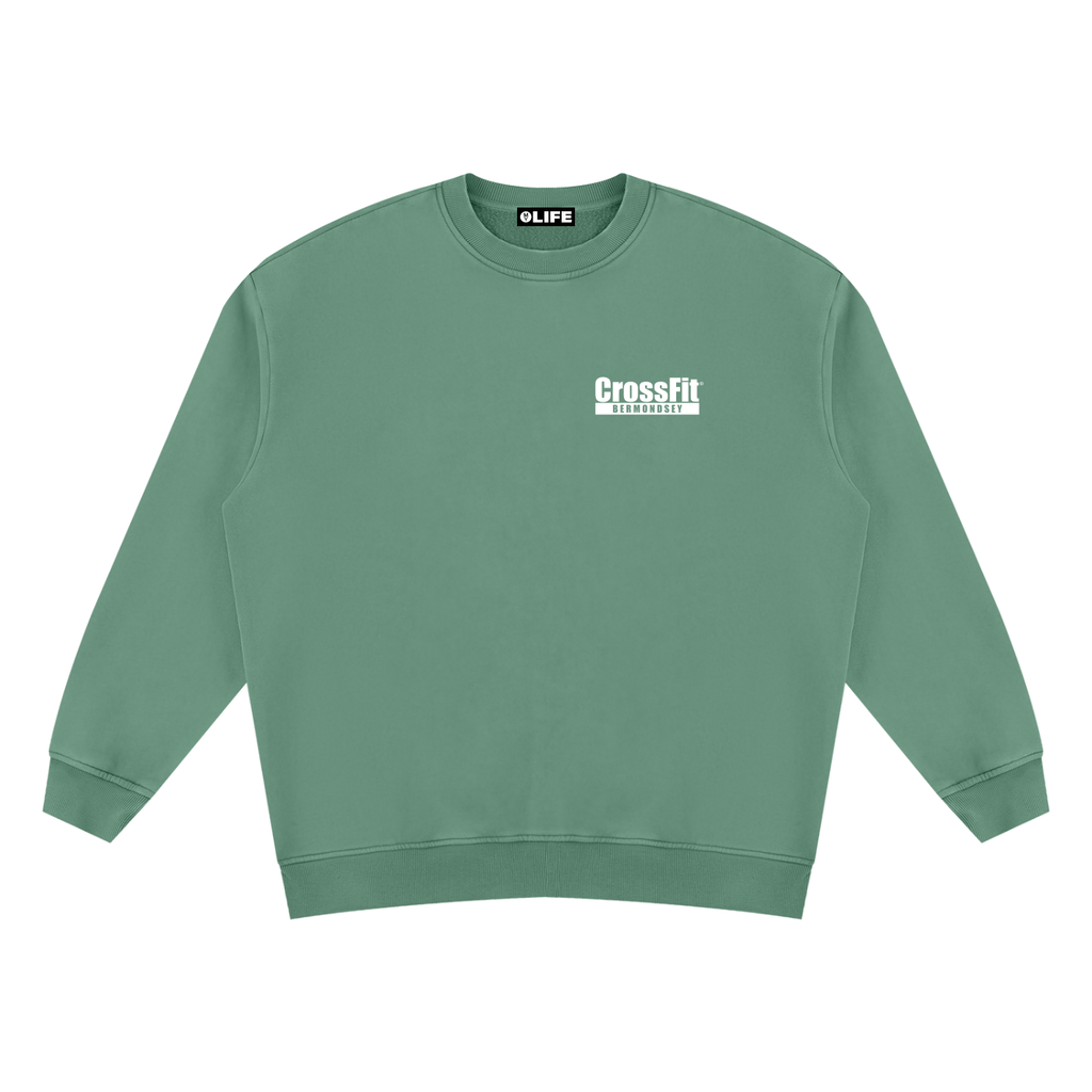 Unisex Team Logo Vintage Wash Fleece Sweatshirt - Bermondsey