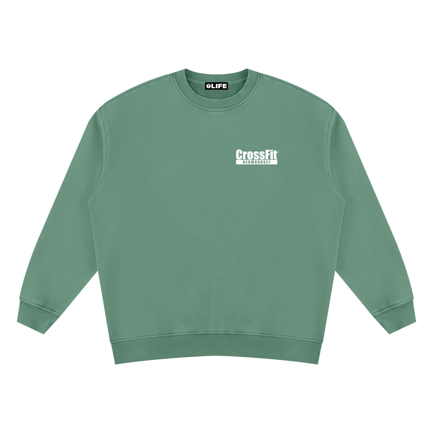 Unisex Team Logo Vintage Wash Fleece Sweatshirt - Bermondsey