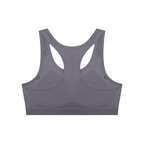 Graffiti Logo Women's Cropped Sports Bra - Canning Town