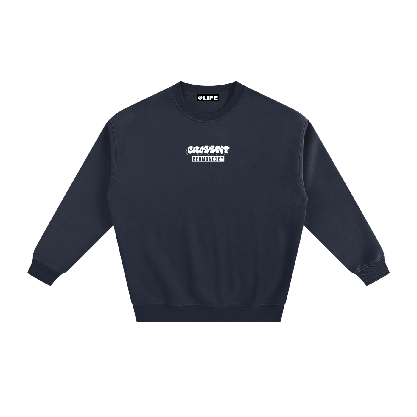 Unisex Graffiti Logo Fleeced Sweatshirt - Bermondsey