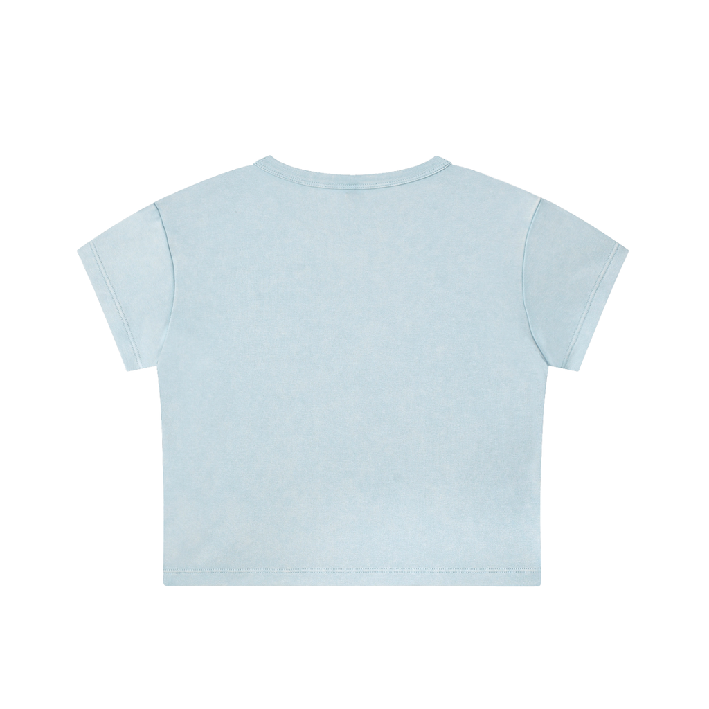 Women's Snow Washed Crop Top - Central London